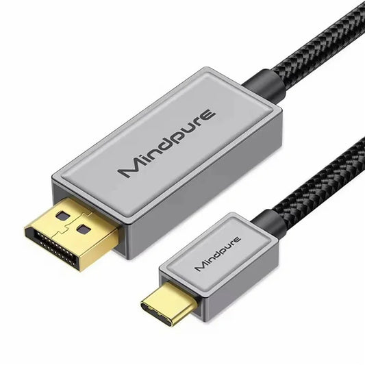 MINDPURE USB Type-C to DisplayPort DP 1.4 Cable 8K 60Hz Converter Wire Support Dynamic HDR