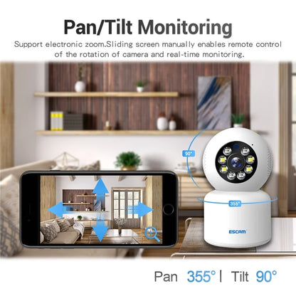 ESCAM PT300 Motion Detection Two-Way Audio Night Vision 1080P Home Security WiFi Camera