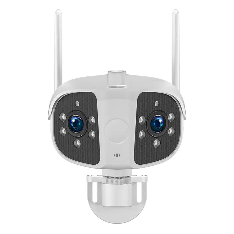 K13 Dual-lens Panoramic View Motion Detection Night Vision Camera Support Two-way Intercom