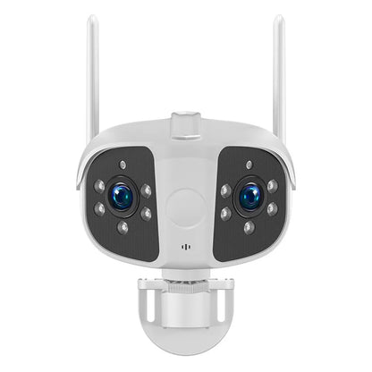 K13 Dual-lens Panoramic View Motion Detection Night Vision Camera Support Two-way Intercom