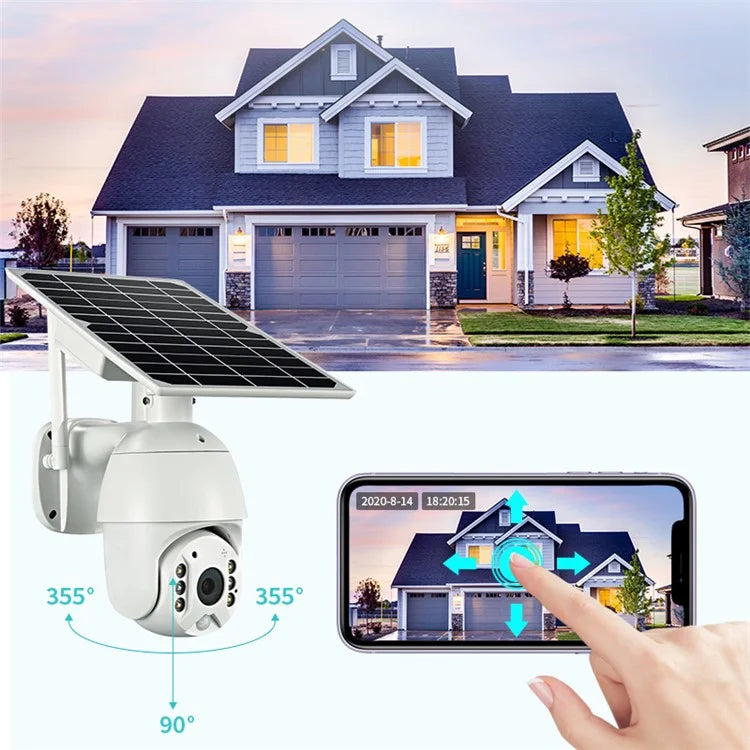 Q3 Solar Camera 1080P HD Night Vision WiFi Camera Outdoor Wireless Surveillance Camera (Global Version)