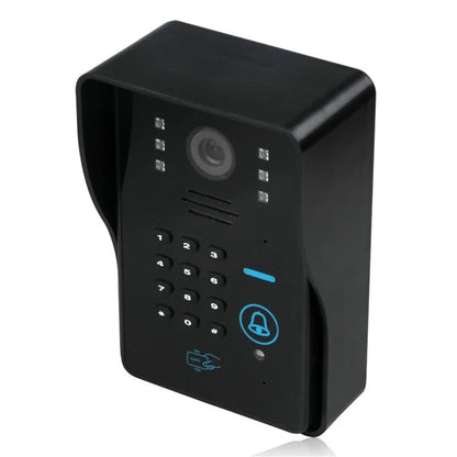 WF1002 1080P WiFi / IP Wireless Doorbell with Password and Card Unlock, Visual Intercom, EU Plug (CE, ROHS)
