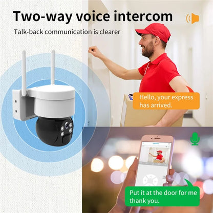 Q4Z 2MP Solar-Powered Camera Wireless WiFi Remote Surveillance Camera