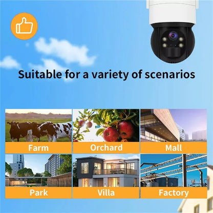 Q4Z 2MP Solar-Powered Camera Wireless WiFi Remote Surveillance Camera