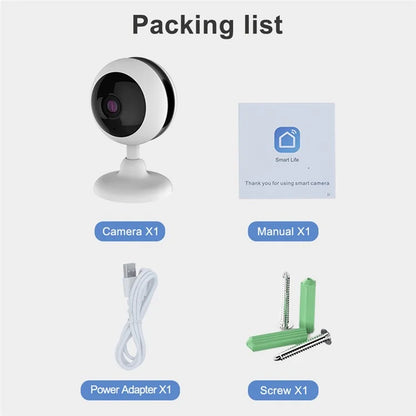 3MP HD Wireless WiFi Camera for Home Security Surveillance Smart Two-Way Talk IP Camera with Motion Detection
