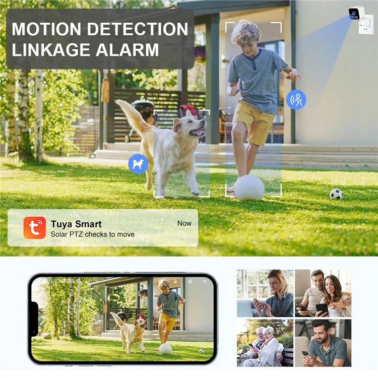 K1 Home Security Clock Camera 1080P HD Night Vision Camera Support Tuya App, US Plug