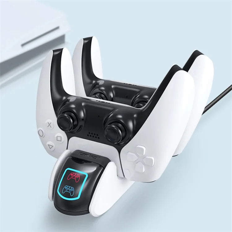 OIVO IV-P5207 For Sony PS5 Game Controller Charger Charging Dock Station with Indicator Light
