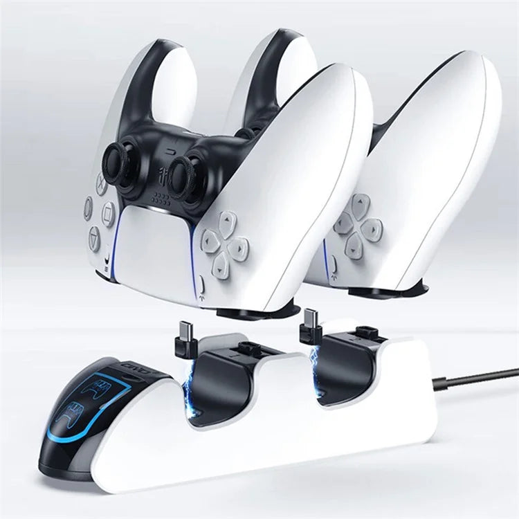 OIVO IV-P5207 For Sony PS5 Game Controller Charger Charging Dock Station with Indicator Light