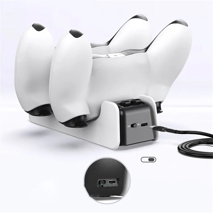 OIVO IV-P5207 For Sony PS5 Game Controller Charger Charging Dock Station with Indicator Light