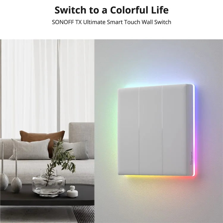 SONOFF TX Ultimate Smart Touch Wall Switch with WiFi and eWeLink-Remote Compatibility