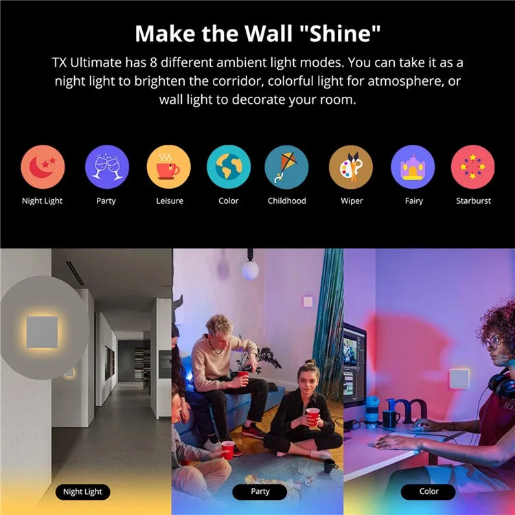 SONOFF TX Ultimate Smart Touch Wall Switch with WiFi and eWeLink-Remote Compatibility