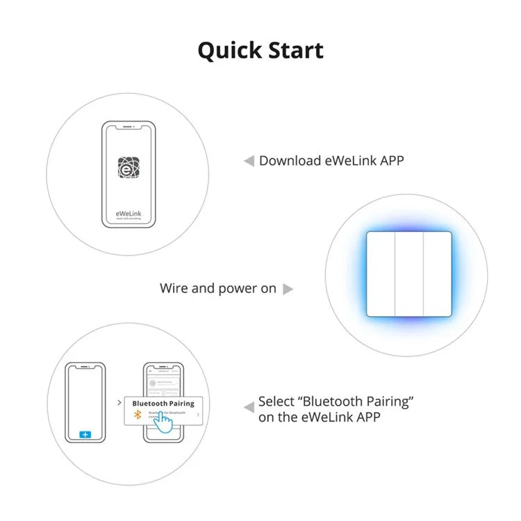 SONOFF TX Ultimate WiFi Smart Touch Wall Switch Support eWeLink-Remote