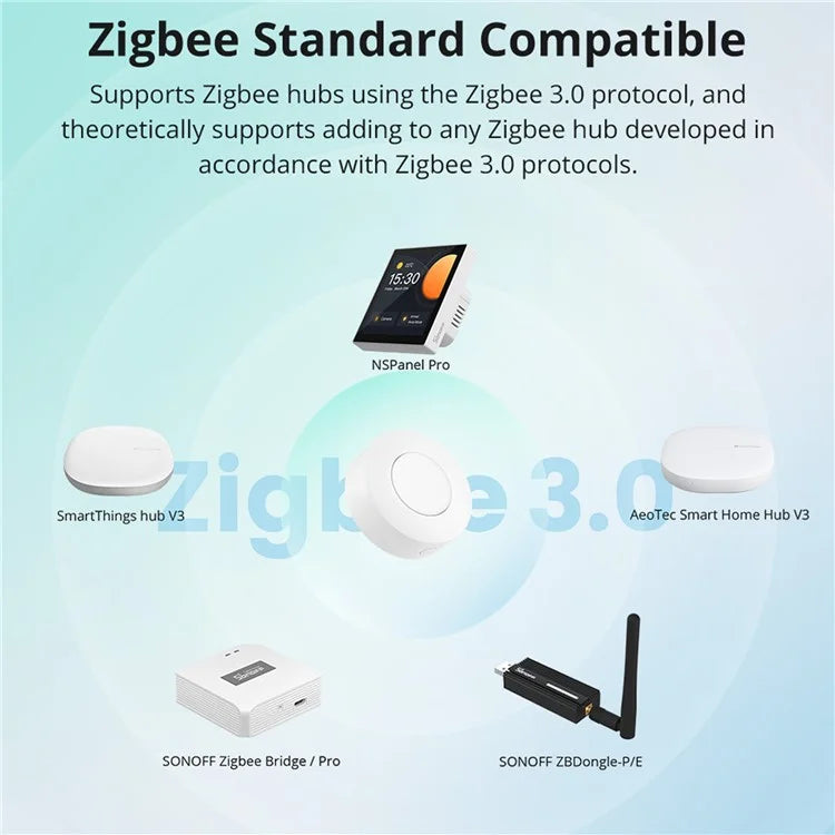 SONOFF SNZB-01P Zigbee Wireless Power Switch Home Control Wall Switch Panel (with Battery)