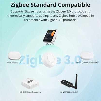 SONOFF SNZB-01P Zigbee Wireless Power Switch Home Control Wall Switch Panel (with Battery)