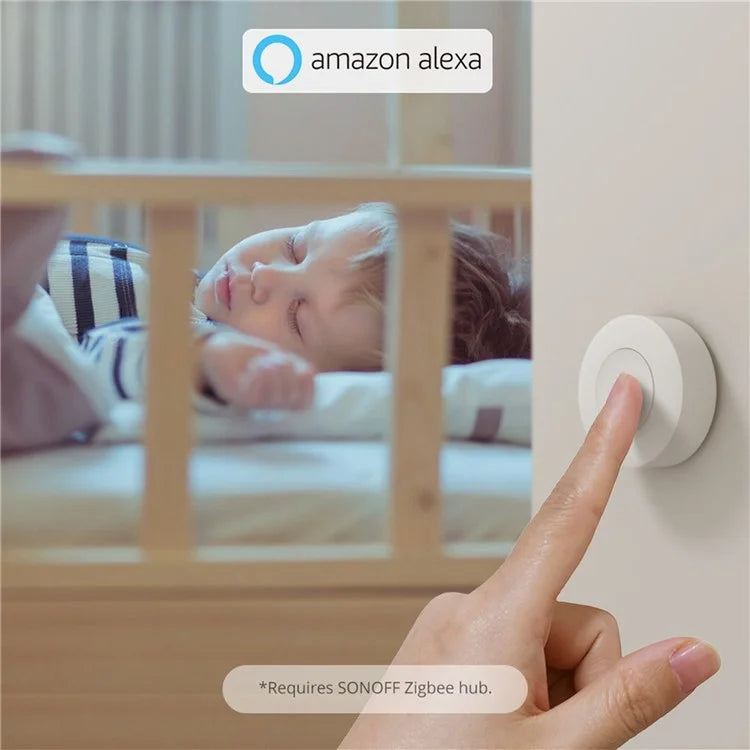 SONOFF SNZB-01P Zigbee Wireless Power Switch Home Control Wall Switch Panel (with Battery)