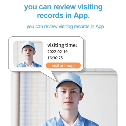 SN-D8 Two Way Audio Video Doorbell WiFi Mobile Phone Remote Home Camera