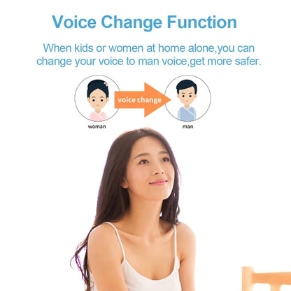 SN-D8 Two Way Audio Video Doorbell WiFi Mobile Phone Remote Home Camera