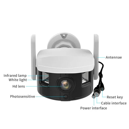 I311M HD Security Camera WiFi Pet Baby Monitor Supports Two-Way Intercom, Cloud Storage
