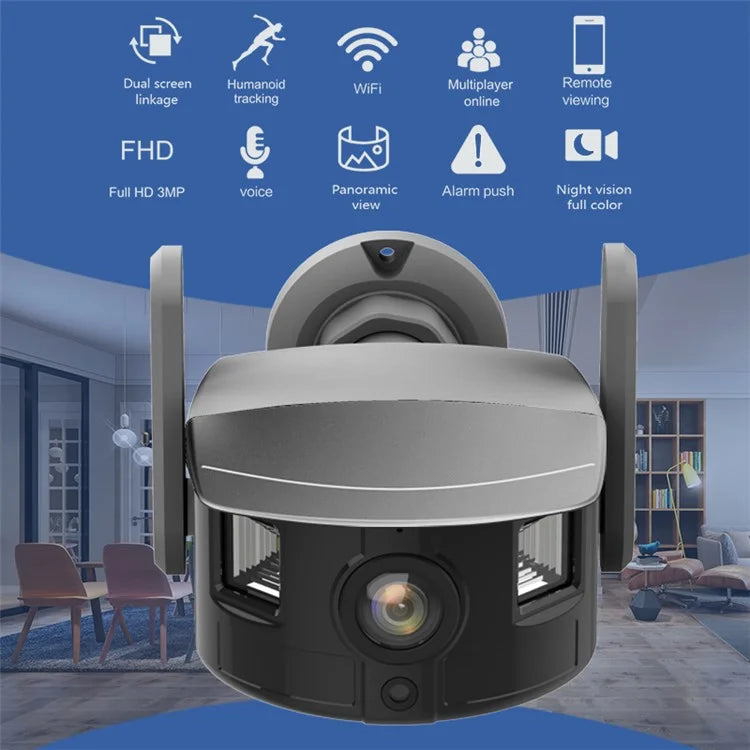 I311M HD Security Camera WiFi Pet Baby Monitor Supports Two-Way Intercom, Cloud Storage