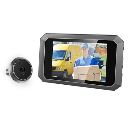C23 1080P 3.97-Inch Screen Night Vision Doorbell Wide-Angle Camera for Home Security