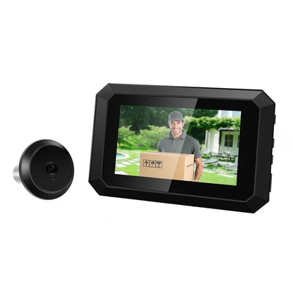 C23 1080P 3.97-Inch Screen Night Vision Doorbell Wide-Angle Camera for Home Security