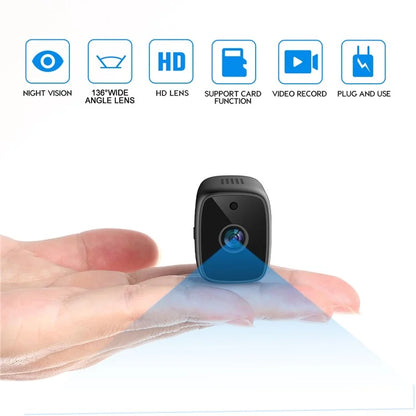 HI50 Charger Shape HD Night Vision Camera Home Security Mini WiFi Camera