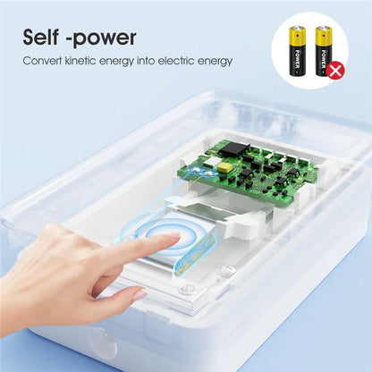 Smart Wireless Waterproof Doorbell 4-Gear Volume Home Door Bell, 1 Receiver + 2 Buttons (CE is applying)