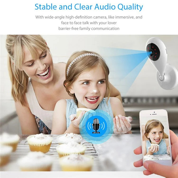 NEO NIP-55AI Wireless Night Vision Camera Home Security Mini Indoor WiFi Camera