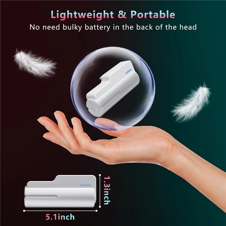 a11 For Meta Quest 3  /  Quest 2 5000mAh 18W Fast Charge Battery Pack with LED Indicator