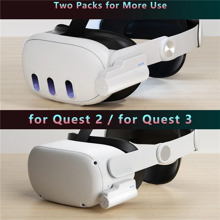 a11 For Meta Quest 3  /  Quest 2 5000mAh 18W Fast Charge Battery Pack with LED Indicator