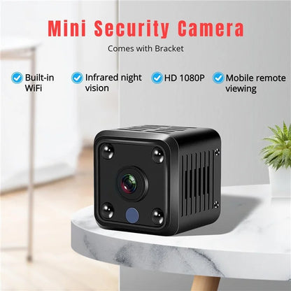 x6 Mini Square Infrared Night Vision Camera Home Security Indoor HD WiFi Camera