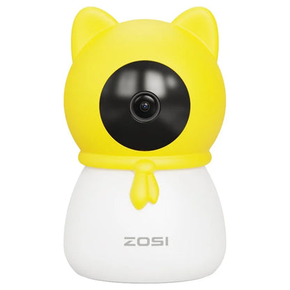 ZOSI C516 Night Vision Wifi Baby Monitoring Camera 2 Way Voice Rotatable 4MP HD Camera, No TF Card
