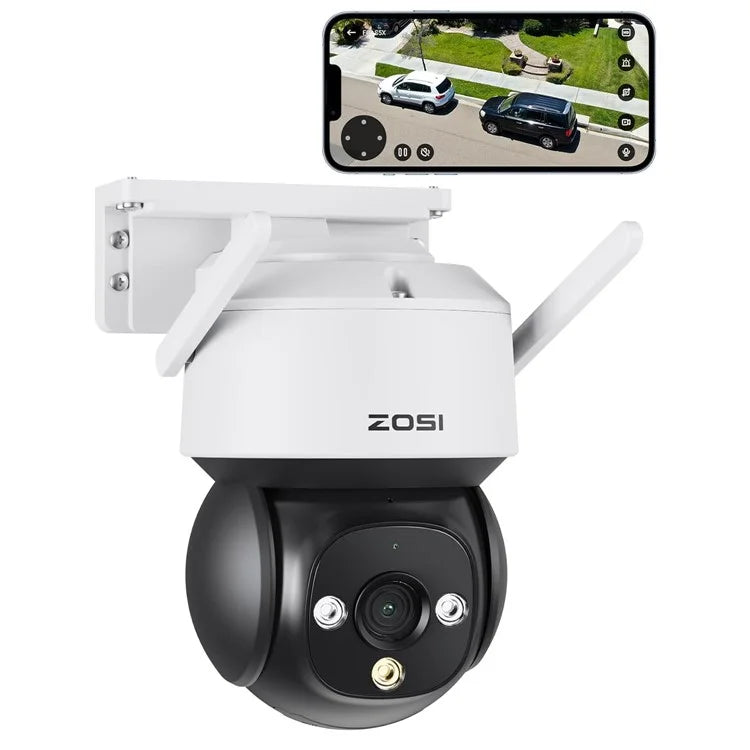 ZOSI C290SE 2MP Two-Way Audio PTZ Camera Night Vision Smart Security Camera
