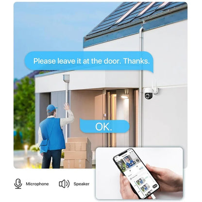 ZOSI C2892w 2MP HD Smart Network Surveillance Camera Outdoor Security Mobile Remote Camera
