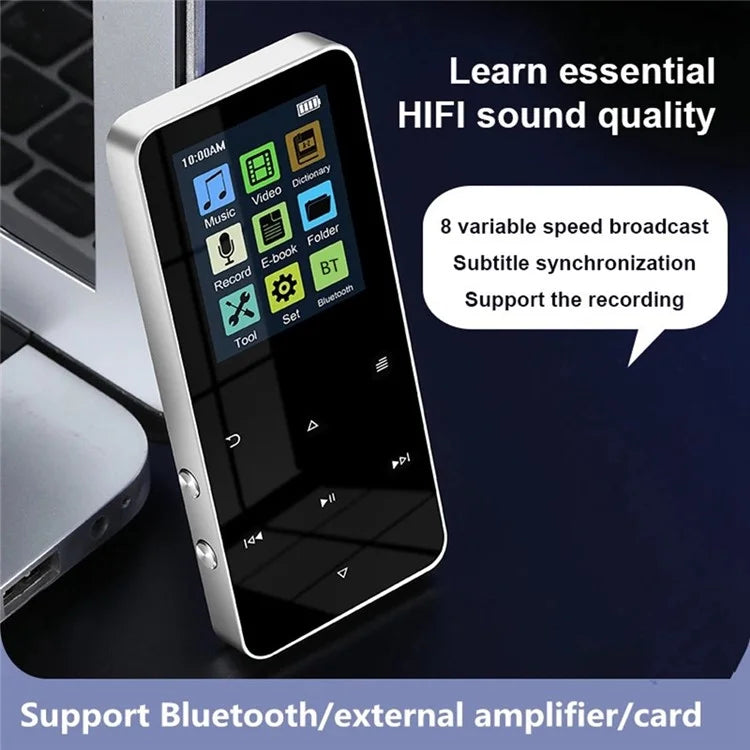 S308 Touch Screen MP3 Sound Recorder Music Video MP4 Player with Dictionary + Bluetooth Function