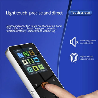 S308 Touch Screen MP3 Sound Recorder Music Video MP4 Player with Dictionary + Bluetooth Function