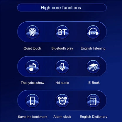 S308 Touch Screen MP3 Sound Recorder Music Video MP4 Player with Dictionary + Bluetooth Function