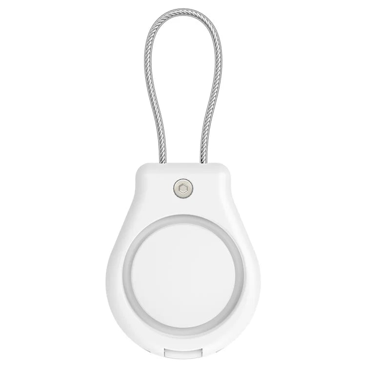 CP22 For Apple AirTag Case Bluetooth Locator Waterproof PC Protective Cover with Metal Strap