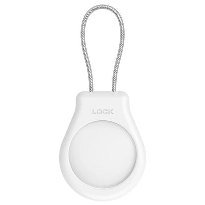 CP22 For Apple AirTag Case Bluetooth Locator Waterproof PC Protective Cover with Metal Strap