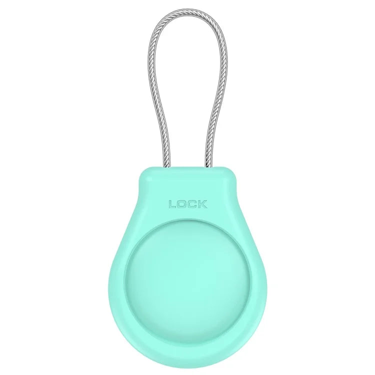 CP22 For Apple AirTag Case Bluetooth Locator Waterproof PC Protective Cover with Metal Strap