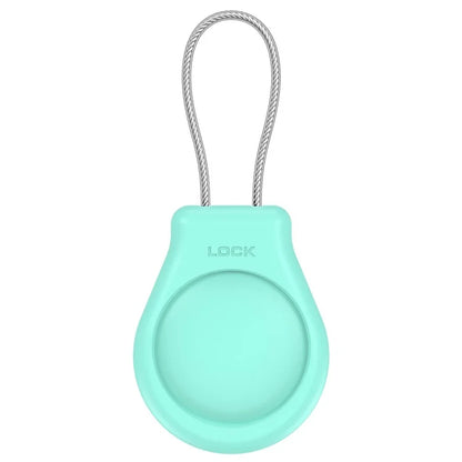 CP22 For Apple AirTag Case Bluetooth Locator Waterproof PC Protective Cover with Metal Strap