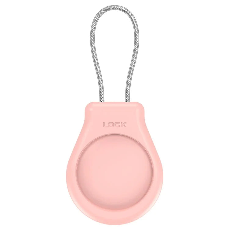 CP22 For Apple AirTag Case Bluetooth Locator Waterproof PC Protective Cover with Metal Strap