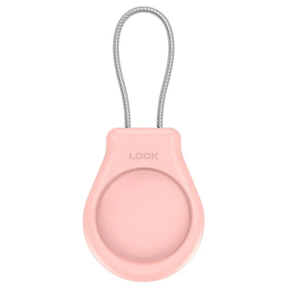 CP22 For Apple AirTag Case Bluetooth Locator Waterproof PC Protective Cover with Metal Strap