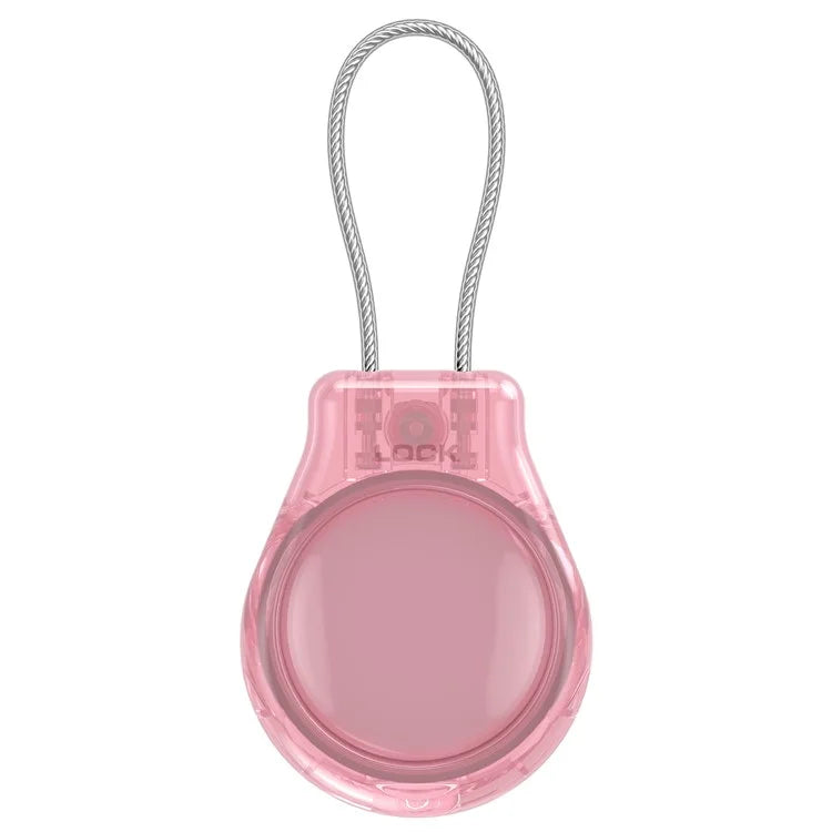 CP22 For Apple AirTag Case Bluetooth Locator Waterproof PC Protective Cover with Metal Strap