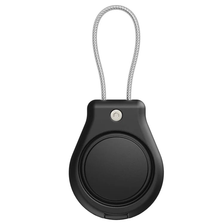 CP22 For Apple AirTag Case Bluetooth Locator Waterproof PC Protective Cover with Metal Strap