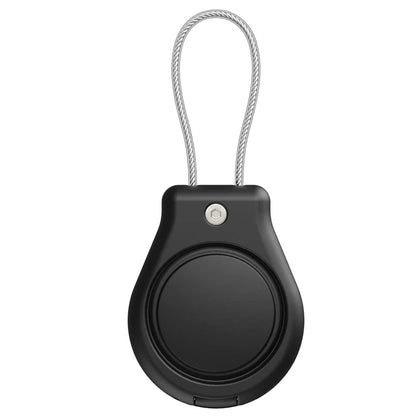 CP22 For Apple AirTag Case Bluetooth Locator Waterproof PC Protective Cover with Metal Strap