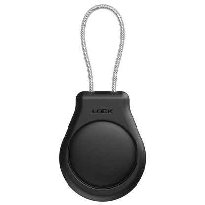 CP22 For Apple AirTag Case Bluetooth Locator Waterproof PC Protective Cover with Metal Strap