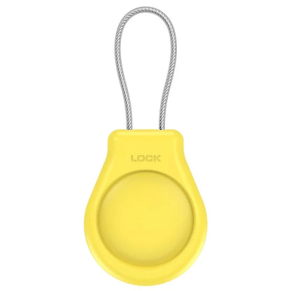 CP22 For Apple AirTag Case Bluetooth Locator Waterproof PC Protective Cover with Metal Strap