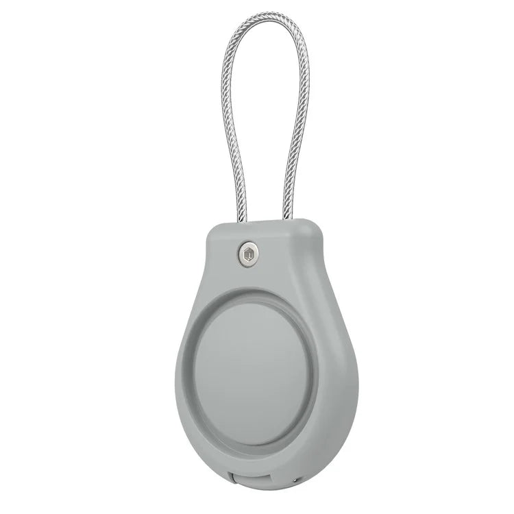 CP22 For Apple AirTag Case Bluetooth Locator Waterproof PC Protective Cover with Metal Strap