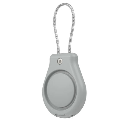 CP22 For Apple AirTag Case Bluetooth Locator Waterproof PC Protective Cover with Metal Strap